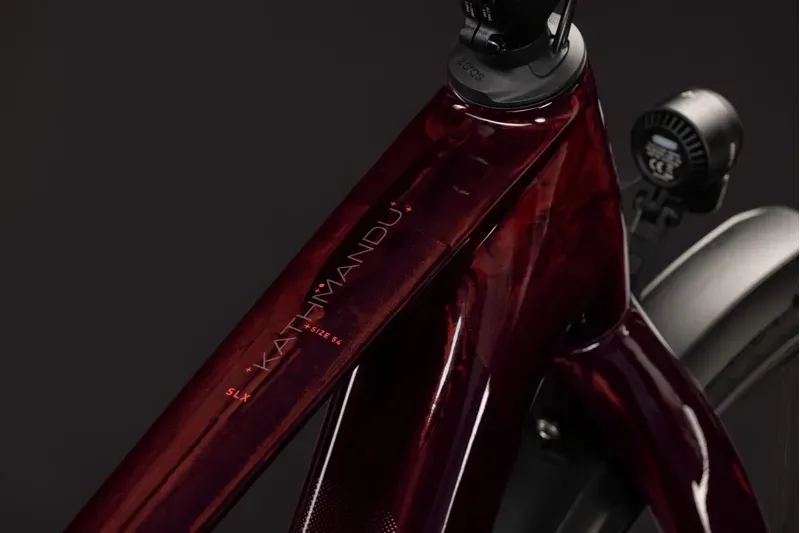 Cube Kathmandu Hybrid C:62 SLX 400X Bike in Liquid Red-10