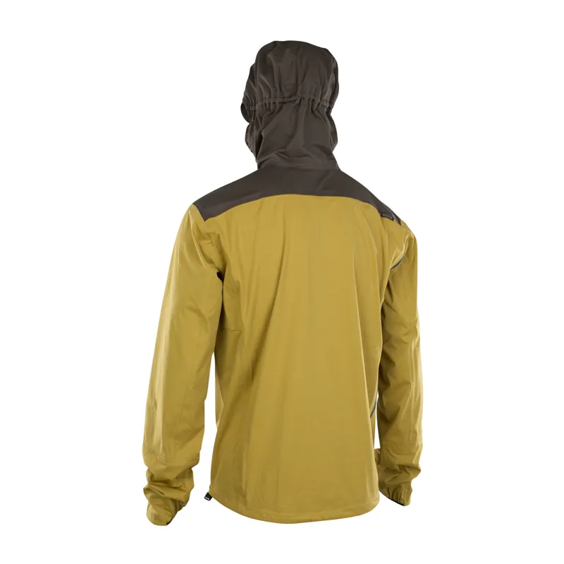 ION Mens 3 Layer Waterproof Mountain Bike Jacket Scrub AMP in Rusty Leaves-1