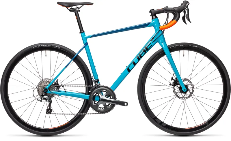 2021 Cube Attain Race Road Bike in Blue