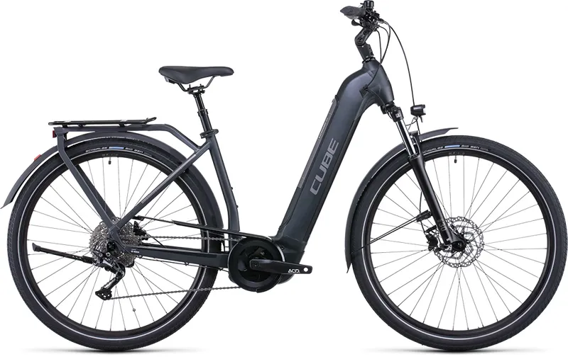 2022 Cube Kathmandu Hybrid One 500 Electric Bike in Grey-1