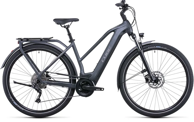 2022 Cube Kathmandu Hybrid One 500 Electric Bike in Grey-2