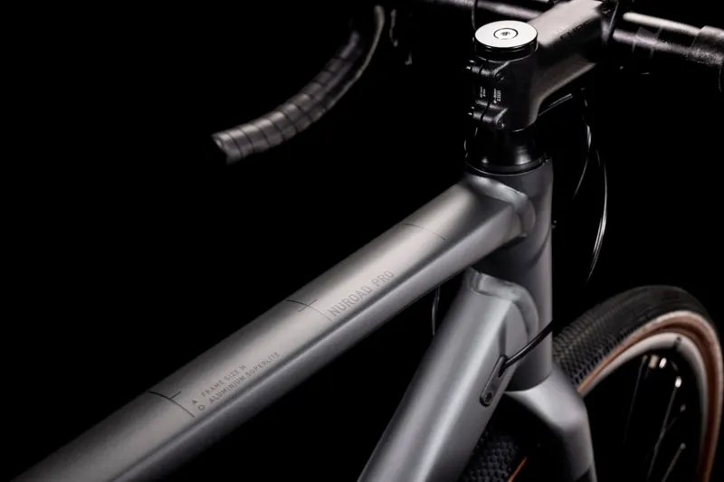 Cube Nuroad Pro Aluminium Gravel Bike In Ink Grey 'N' Black-3