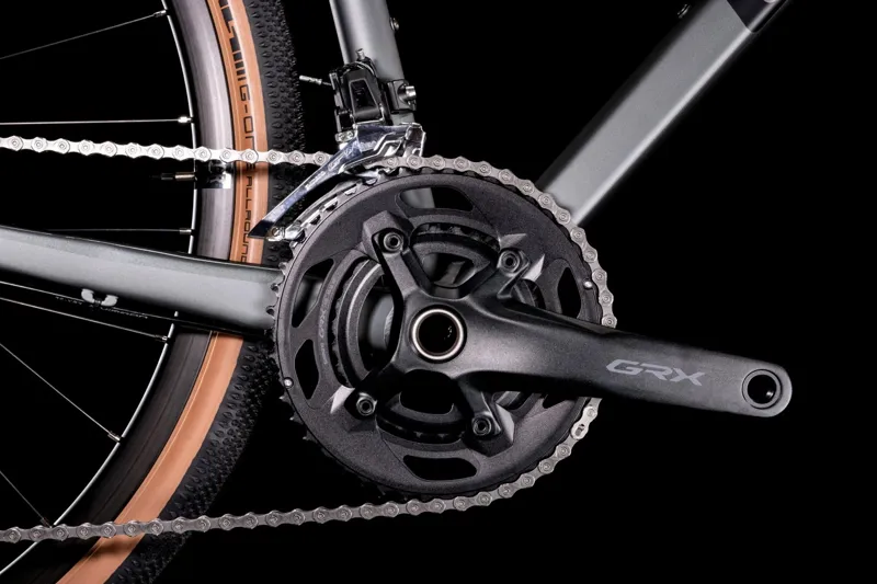 Cube Nuroad Pro Aluminium Gravel Bike In Ink Grey 'N' Black-5