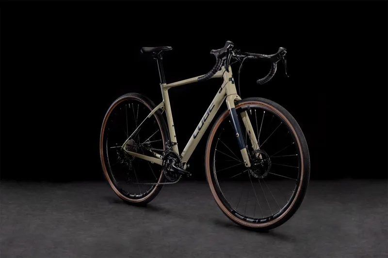 Cube Nuroad Pro Aluminium Gravel Bike In Desert / Grey-1