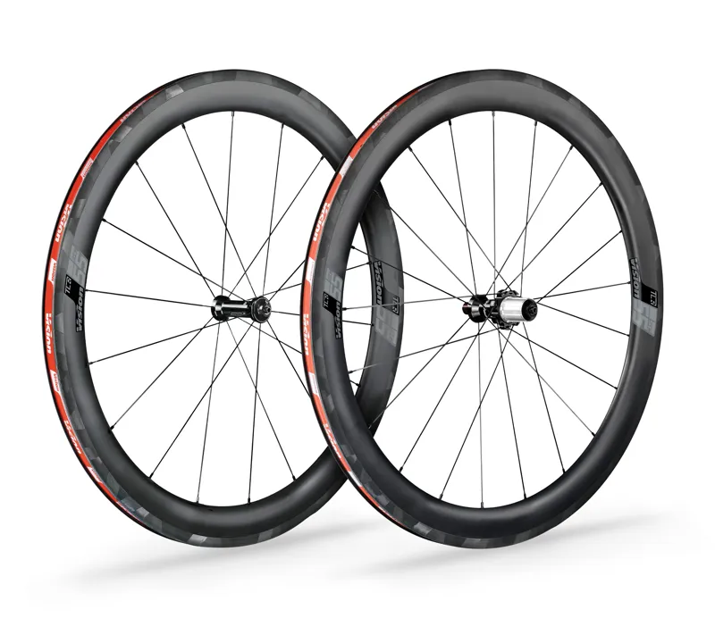 Vision SC 55 Carbon Clincher Road Wheelset in Black