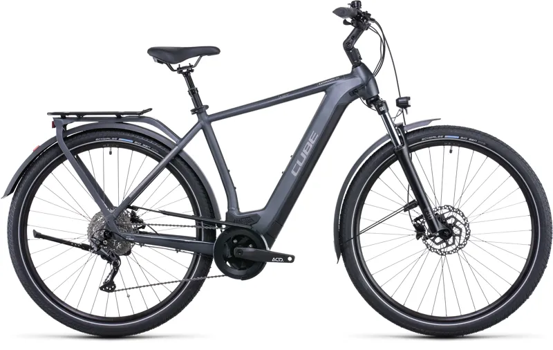 2022 Cube Kathmandu Hybrid One 500 Electric Bike in Grey