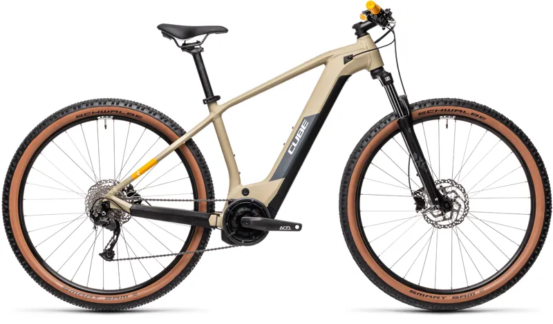 2021 Cube Reaction Hybrid Performance 625 Electric Bike in Brown