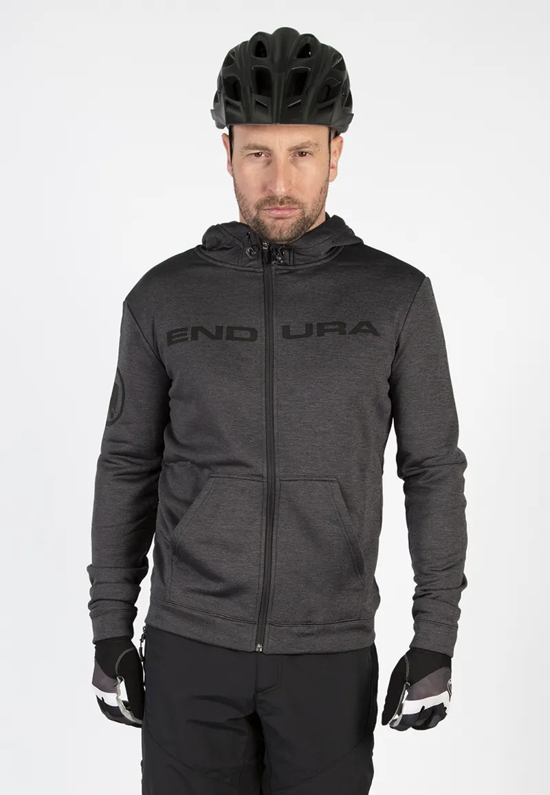 Endura Hummvee Hoodie in Black-5