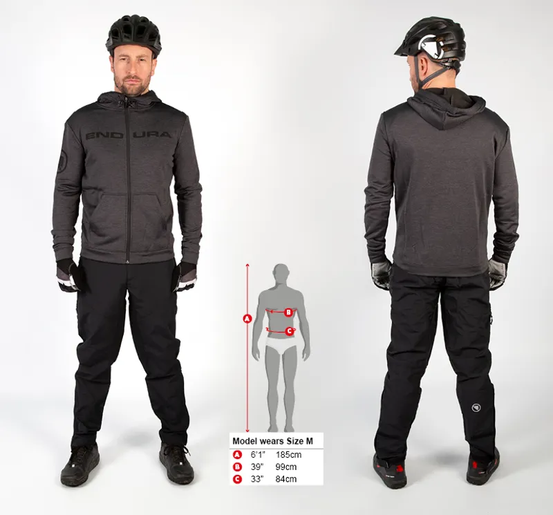 Endura Hummvee Hoodie in Black-1