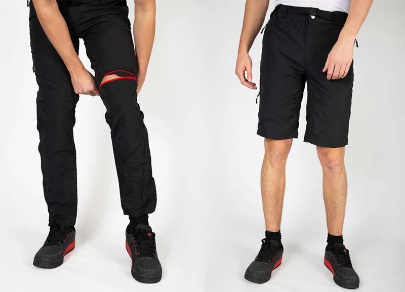Endura Hummvee Zip Off Trousers II in Black-6