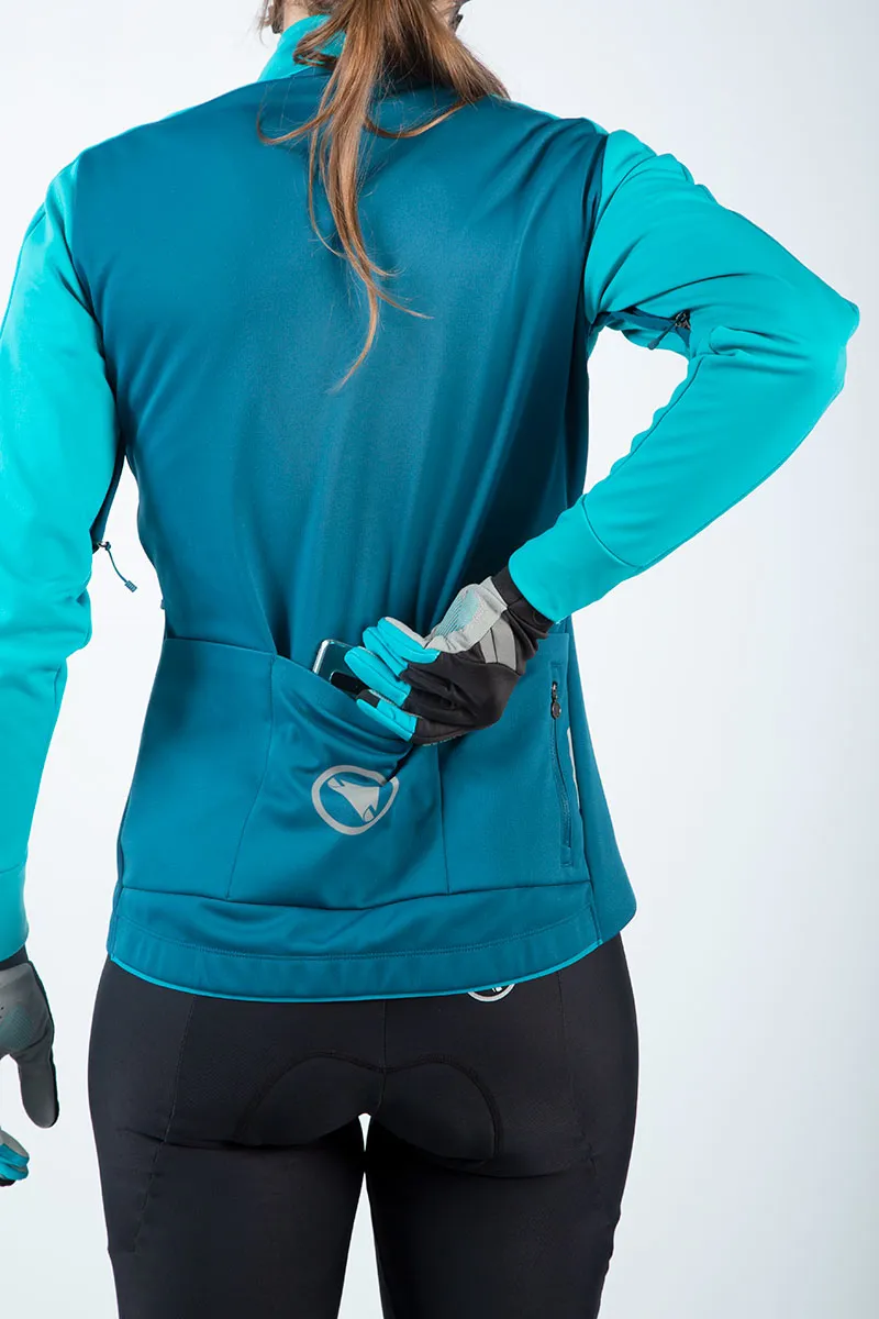 Endura Women's Windchill Jacket II in Hi-Viz Yellow -1