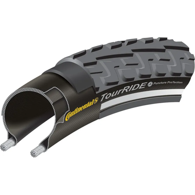 Continental Ride Tour Rigid Tyre in Black-2