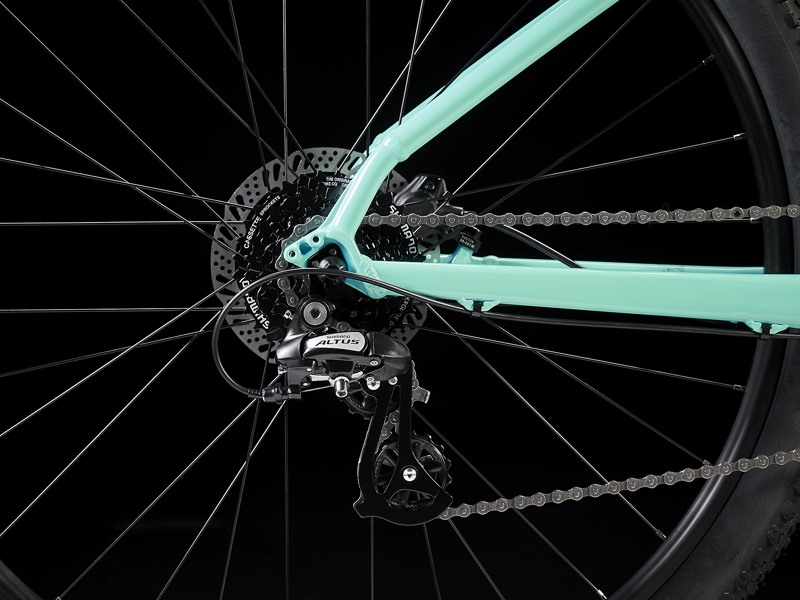 2022 Trek Marlin 5 Hardtail Mountain Bike in Green Yellow-11