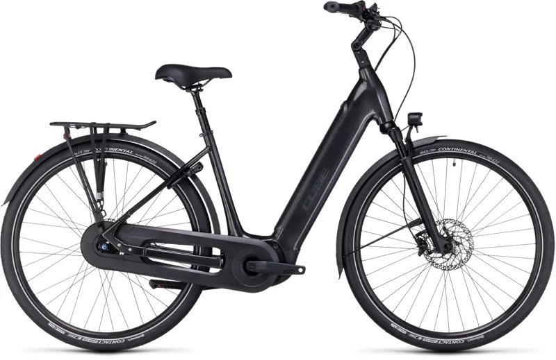 Cube Supreme Hybrid Ex 625 Electric Bike in Grey/Black