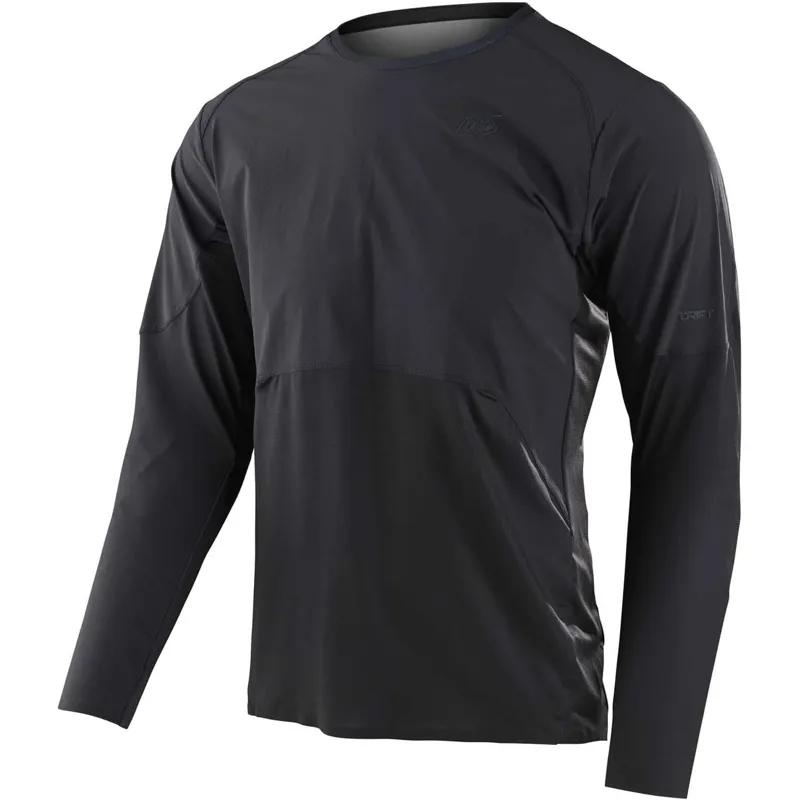 Troy Lee Designs Drift Long Sleeve MTB Jersey in Black