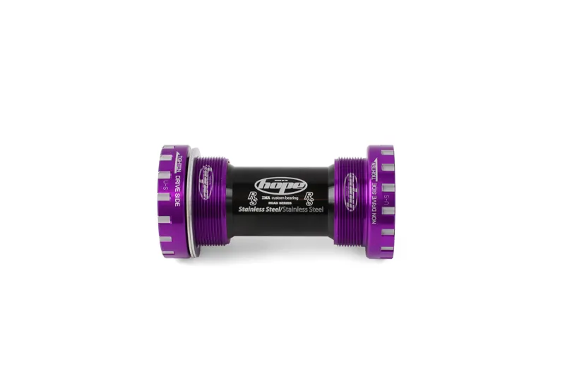 Hope Tech Bottom Bracket Stainless Road in Purple