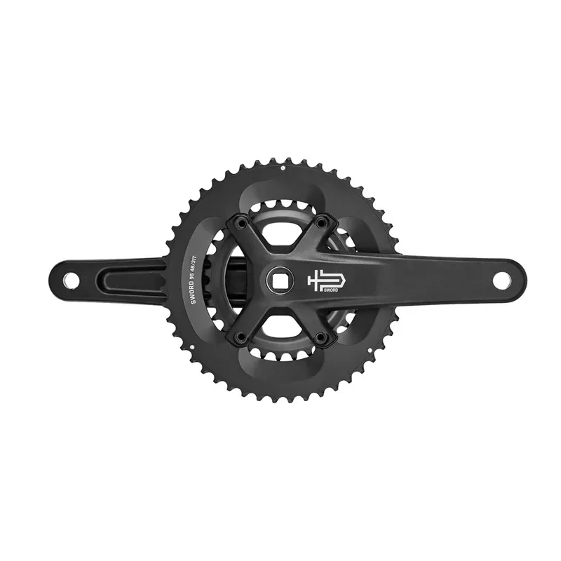 Sword 2x Crankset Black 1-2