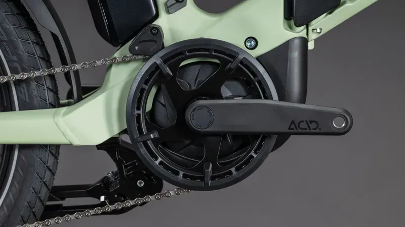 Cube Fold Hybrid 545 E-Bike in Pea/Reflex-2