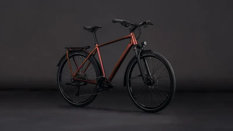 Cube Kathmandu Pro Hybrid Bike In Sunglow/Prizm-1