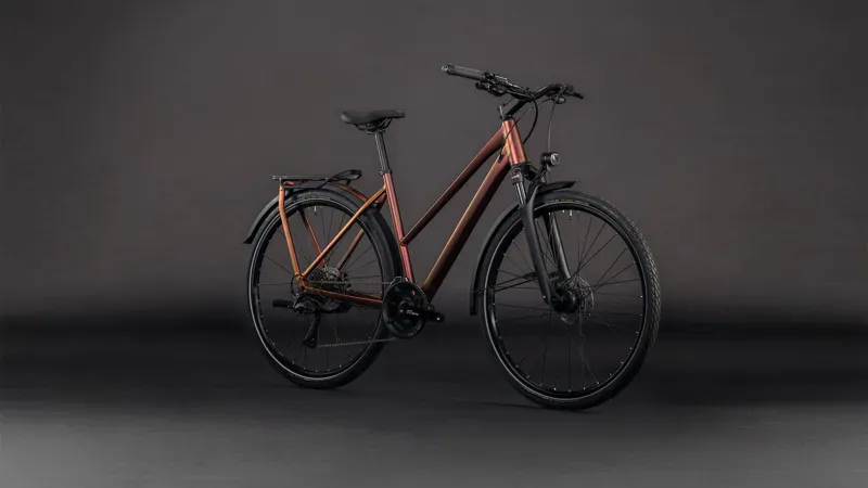 Cube Kathmandu Pro Hybrid Bike In Sunglow/Prizm-3