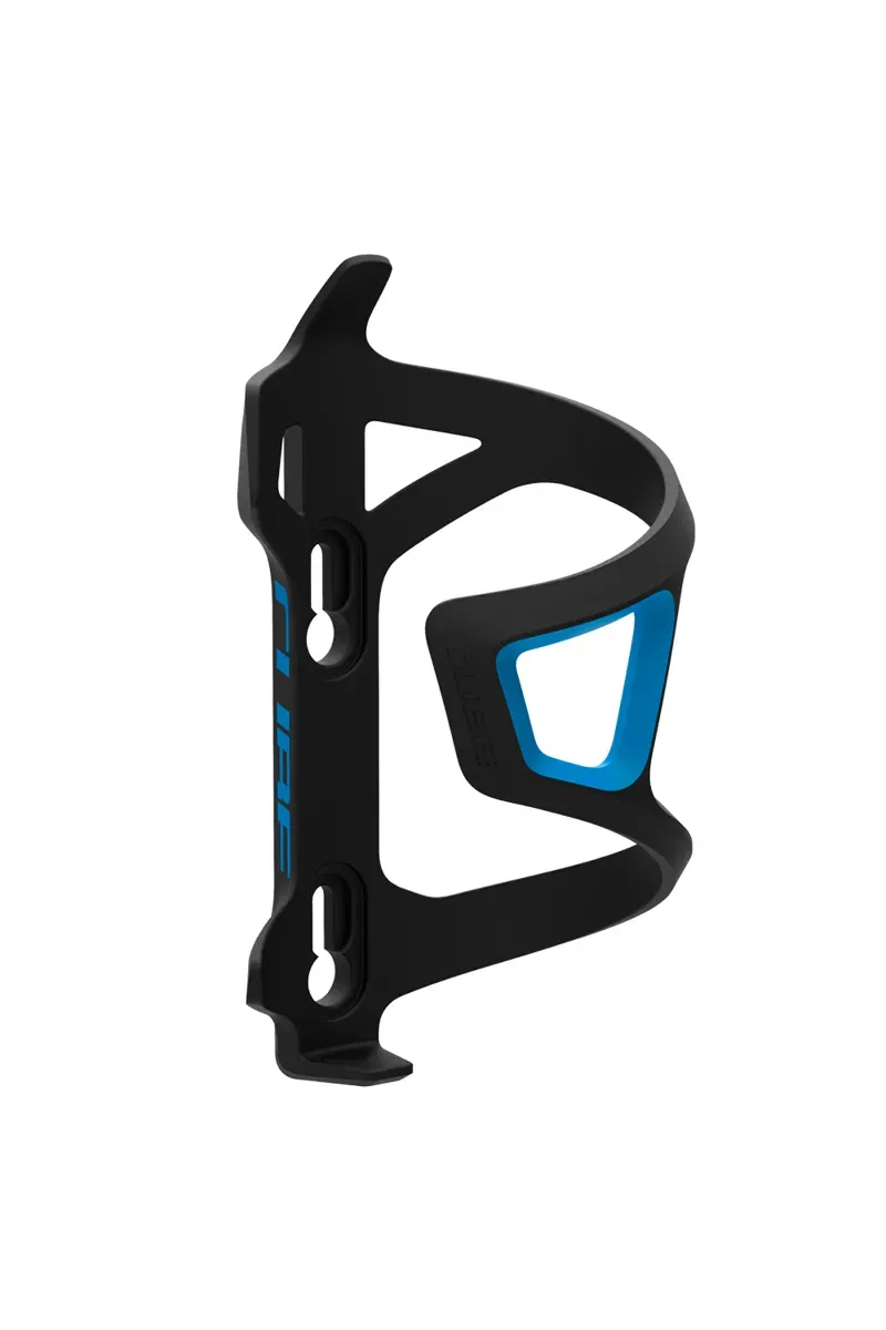 Cube HPP Left Hand Bottle Cage in Blue