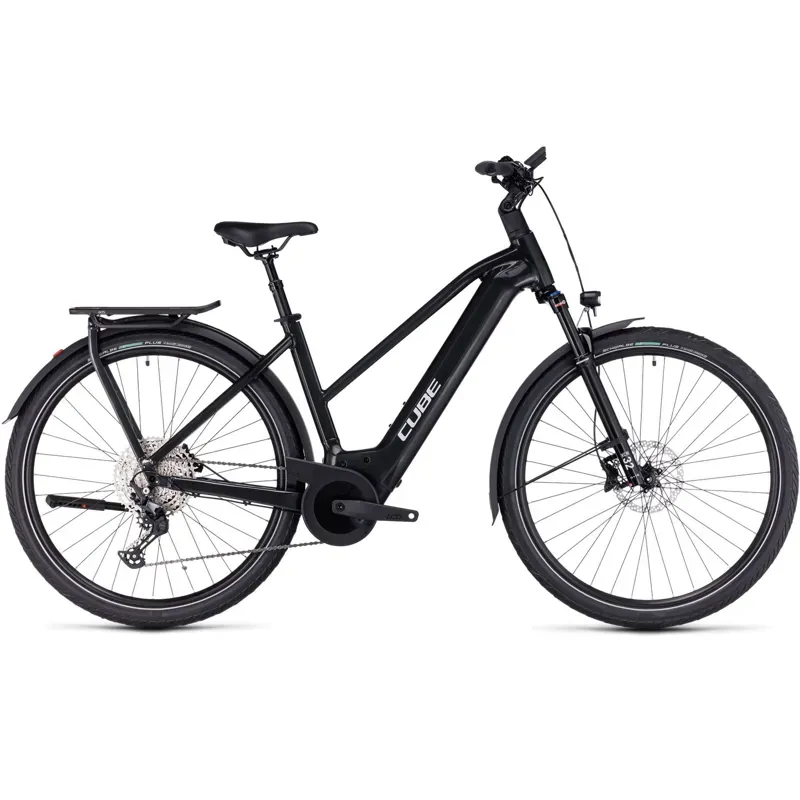 Cube Kathmandu Hybrid EXC 750 Trekking eBike in Grey/Silver-1