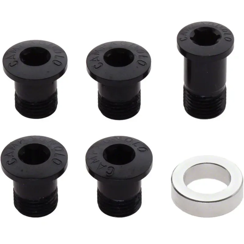 Campagnolo 11-speed Threaded Chainring Bolt Set in Black