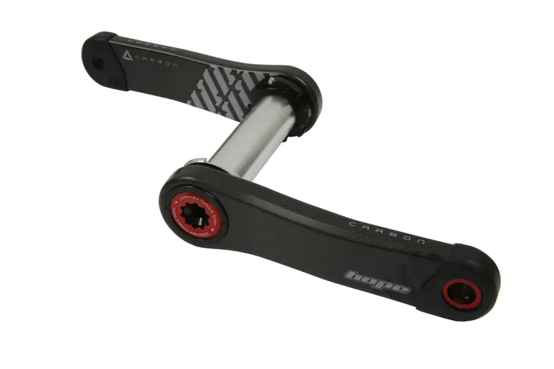 Hope Carbon Crankset No Spider 155mm Red