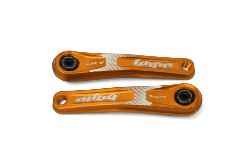 Hope tech E-Bike 155mm Crankset in Orange