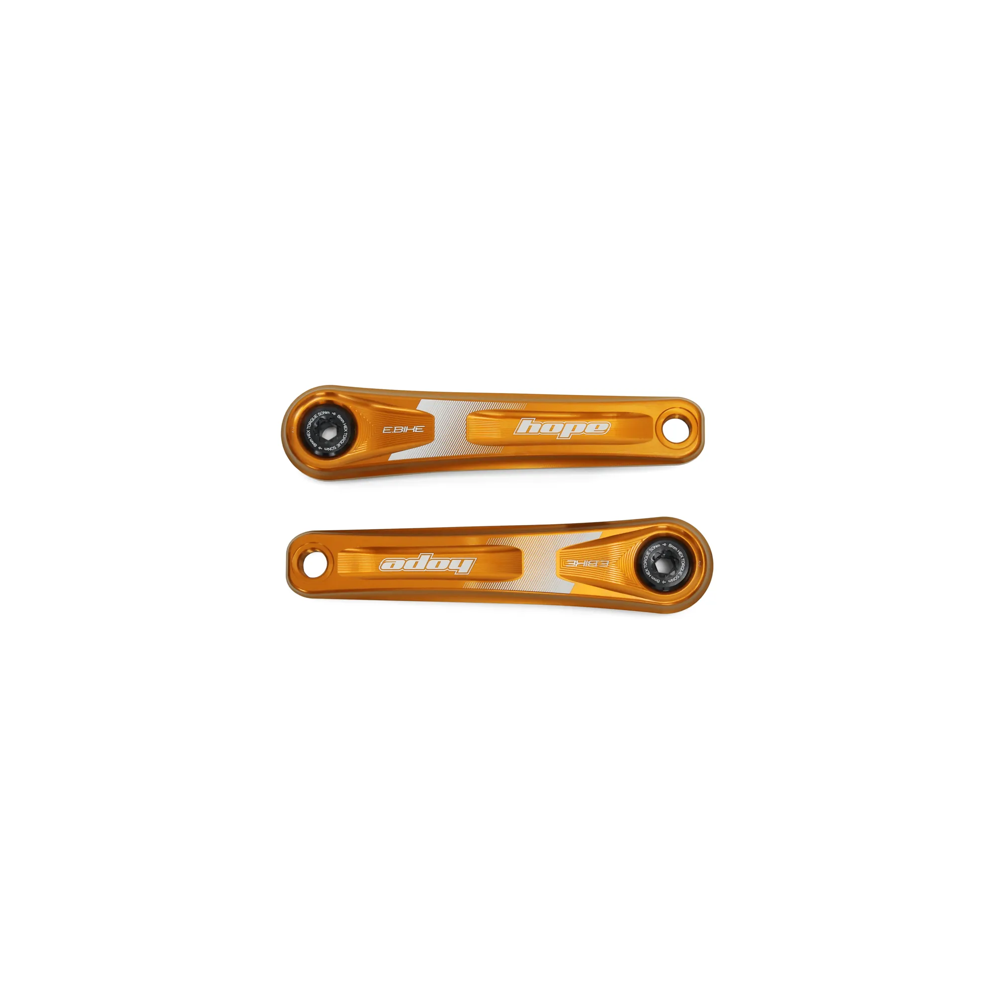 Hope Tech E-Bike 155mm Narrow Crankset in Orange