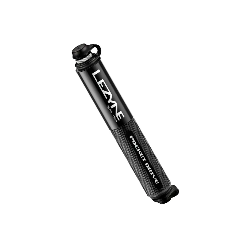 Lezyne Presta Pocket Drive Pump in Black/Gold-1