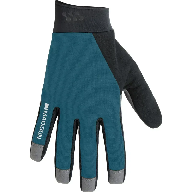 Madison Freewheel Gel Pad Trail Gloves in Lake Blue