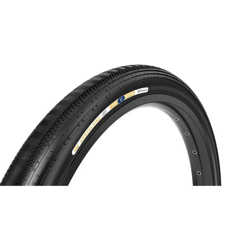 Panaracer Gravelking Semi Slick Tlr Gravel Tyre In Black