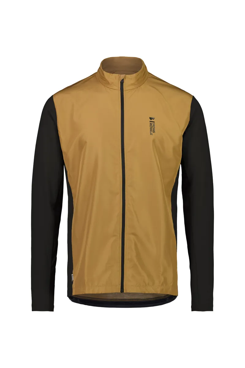 Mons Royale Merino Redwood Wind Jersey Mens Toffee-1