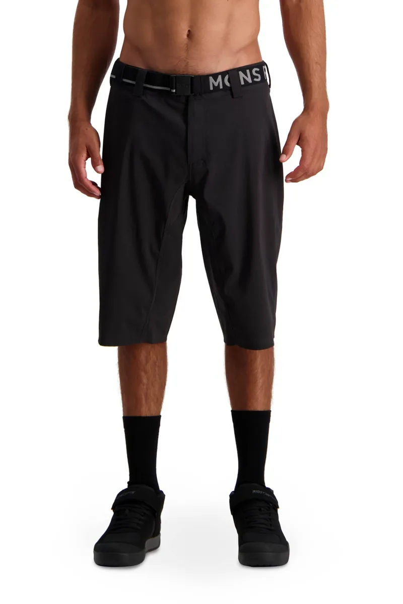 Mons Royale Virage Bike Shorts Mens in Black