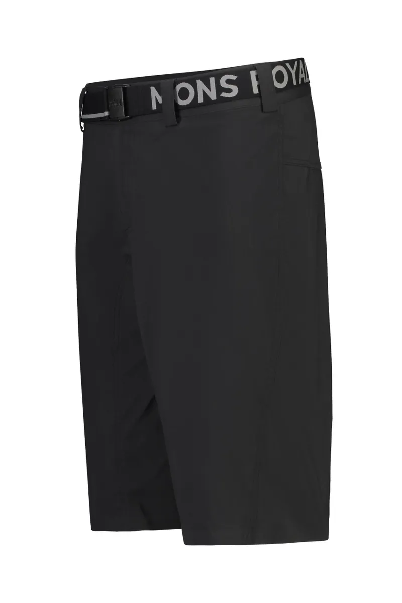 Mons Royale Virage Bike Shorts Mens in Black-2