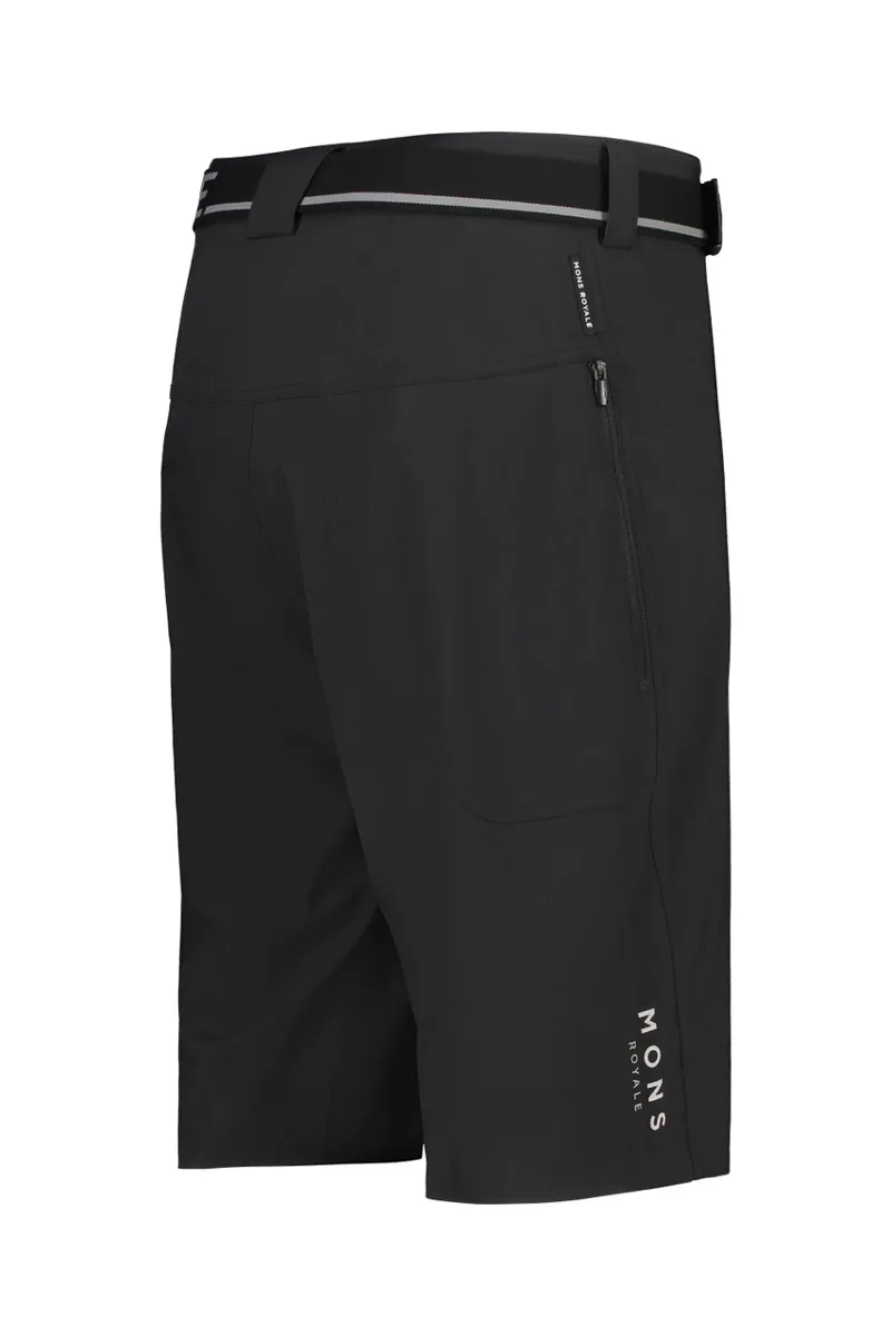Mons Royale Virage Bike Shorts Mens in Black-1