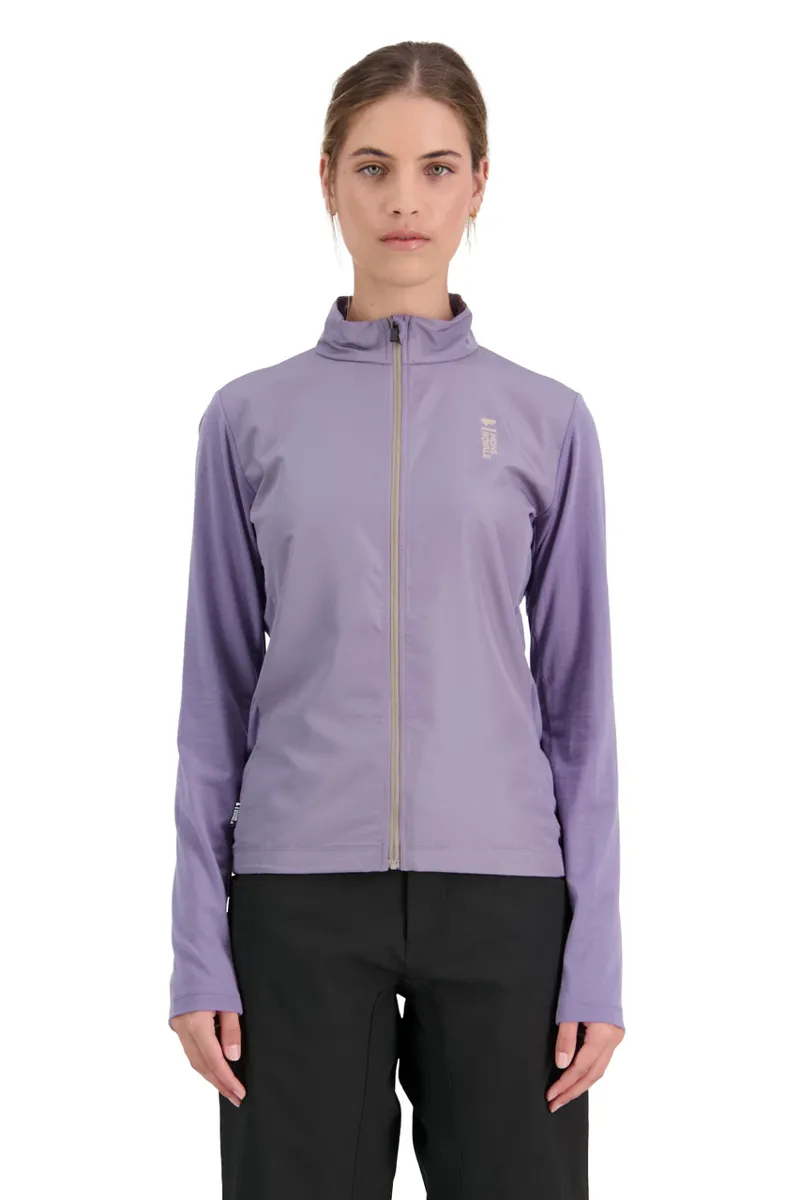 Mons Royale Womens Redwood Wind Jersey Thistle