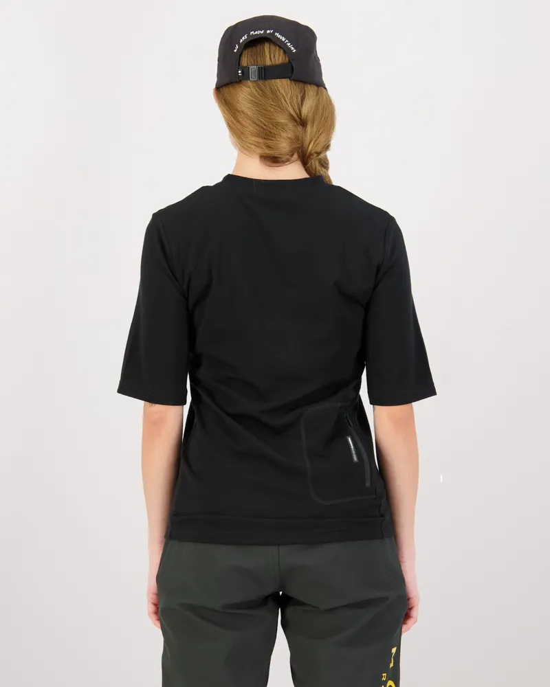 Mons Royale Womens Redwood Enduro VT Jersey Black-1