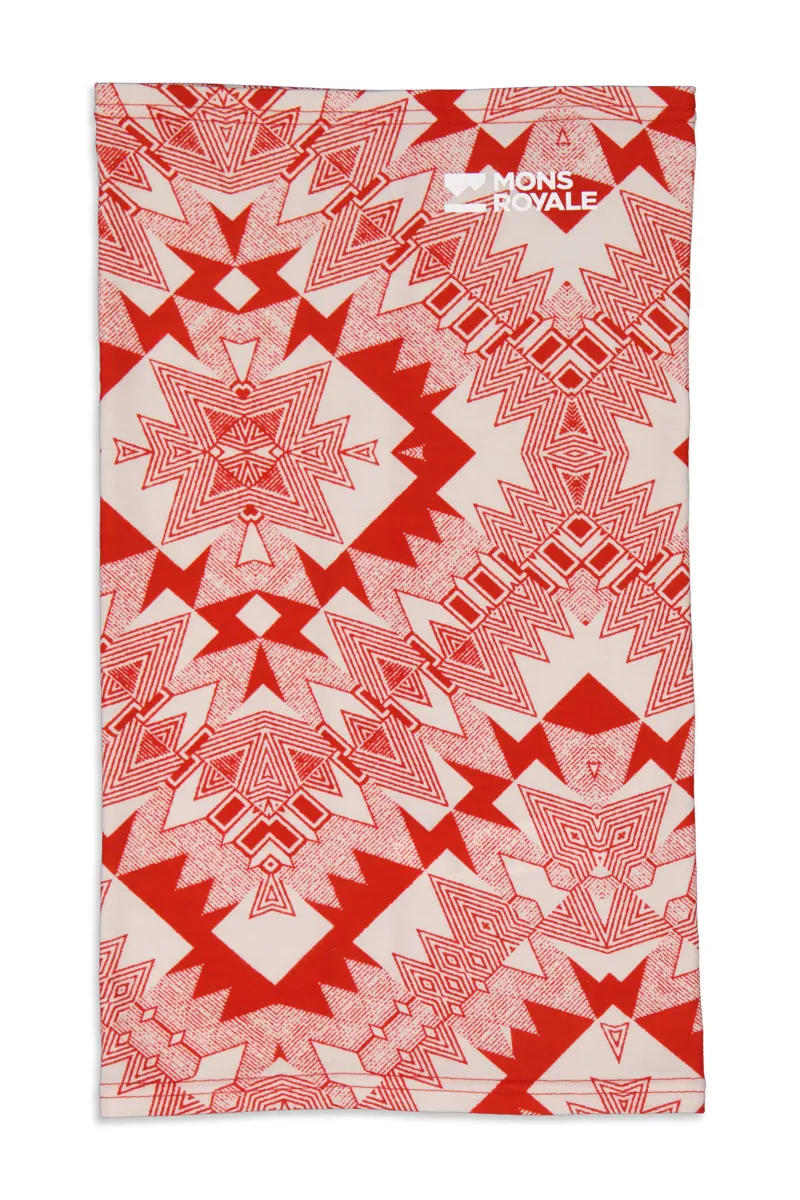 Mons Royale Daily Dose Neckwarmer Retro Red Nordtak