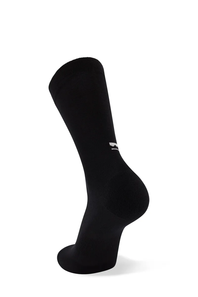 Mons Royale Atlas Crew Sock Black White