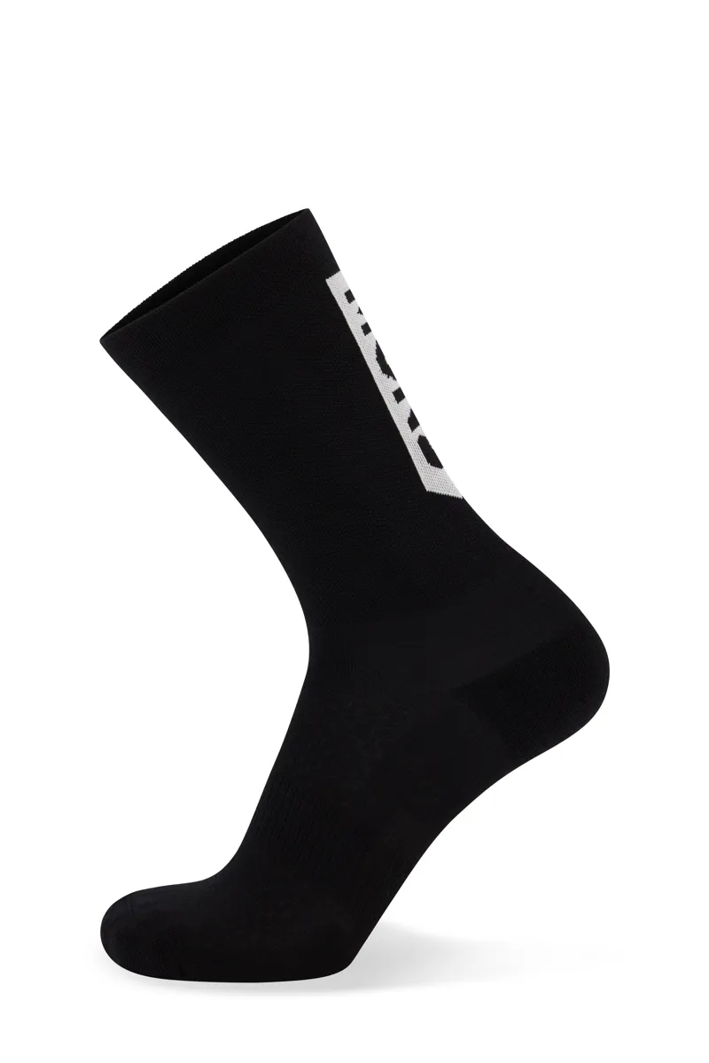 Mons Royale Atlas Crew Sock Black White-1