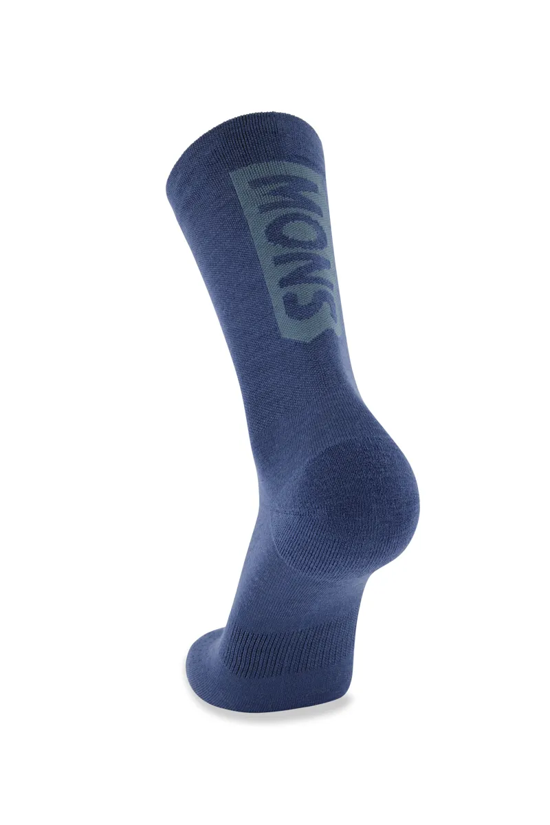 Mons Royale Atlas Crew Sock Dark Denim