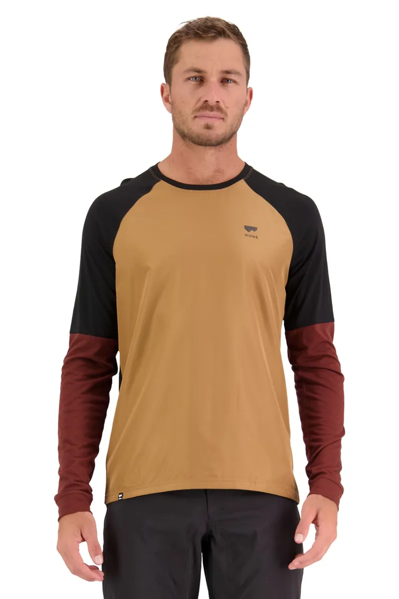 Mons Royale Mens Tarn Merino Wind Jersey Slow Bake