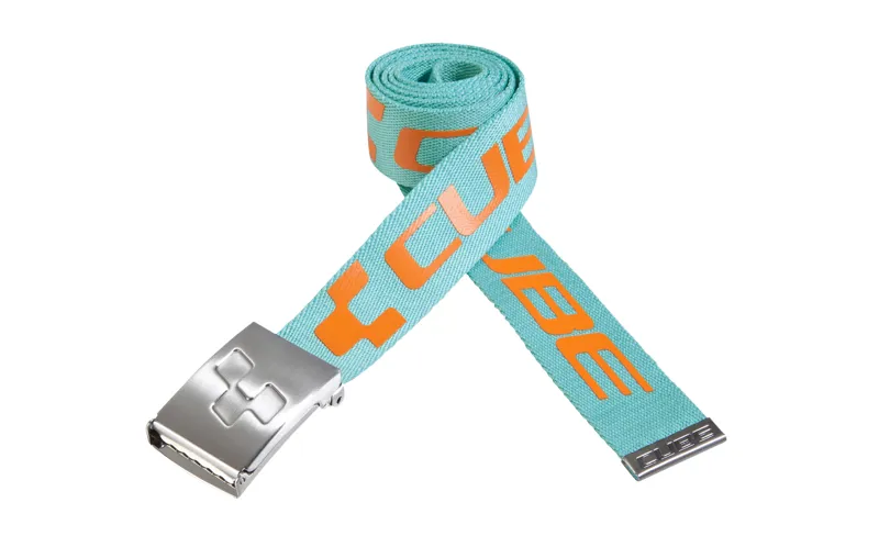 Cube Fabric Belt Blue/Orange