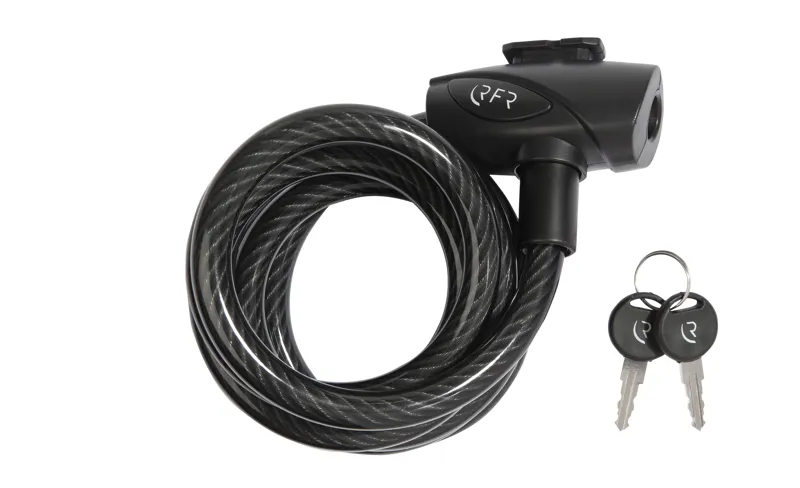 Cube RFR Spiral 12x1800mm Cable Lock in Black