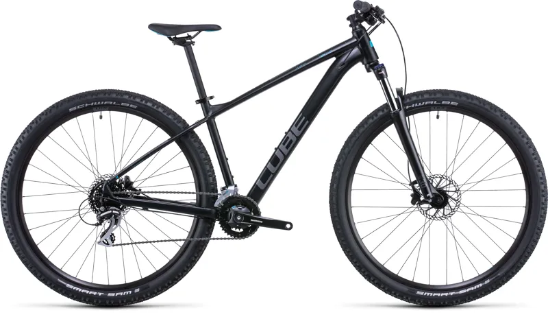 Cube Aim Race Hardtail Mountain Bike in Black