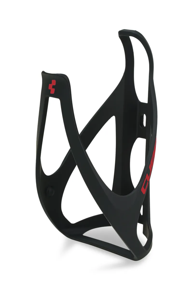 Cube HPP Bottle Cage in Matt Black Red