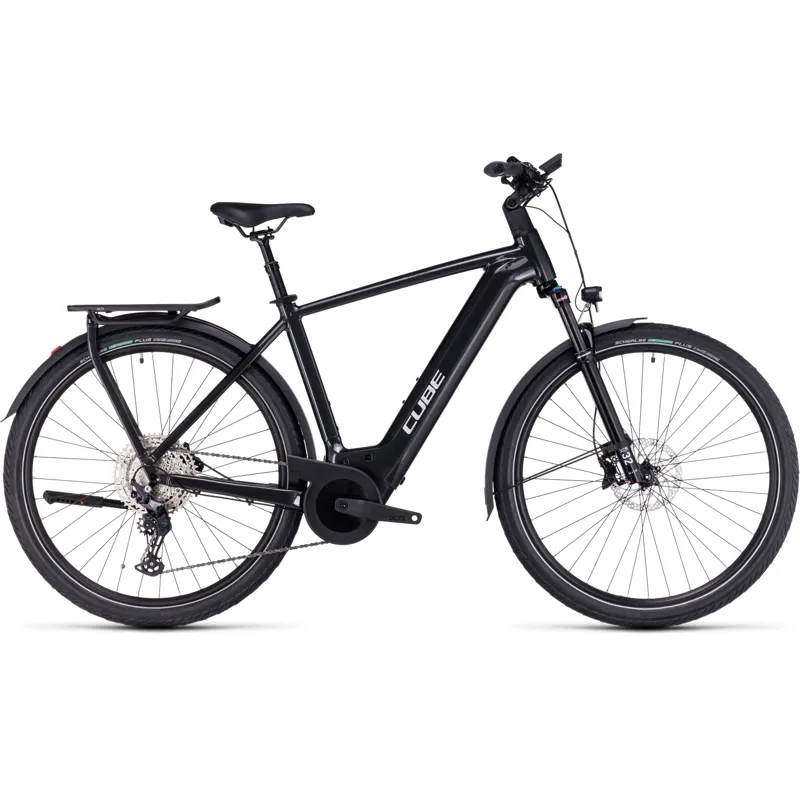 Cube Kathmandu Hybrid EXC 750 Electric Bike in Grey/Silver