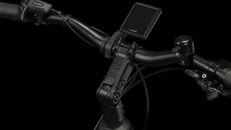 Cube Touring Hybrid Pro 625 Men's Electric Bike in Black/Metal-1